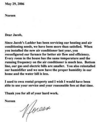 What Your Neighbors Say About Jacob's Ladder Heating & Cooling